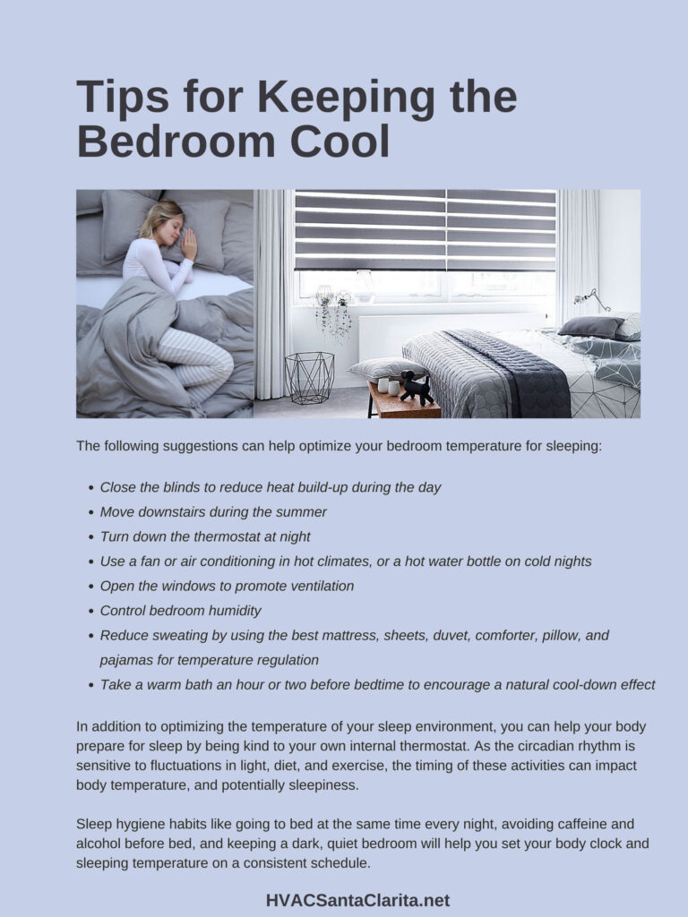 Benefits of Sleeping in a Cold Room - Sierra Air Conditioning