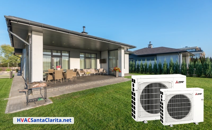 Mitsubishi ductless heat pump features