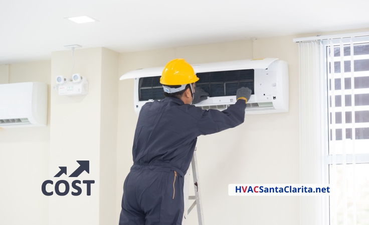 What is the installation cost of wall HVAC units vs ceiling cassettes