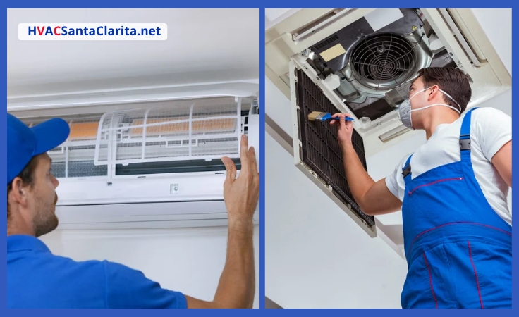 Ductless mini split maintenance service in Santa Clarita CA