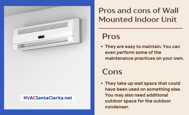 Wall mounted indoor units advantages and disadvantages