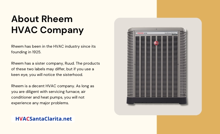 Rheem HVAC company