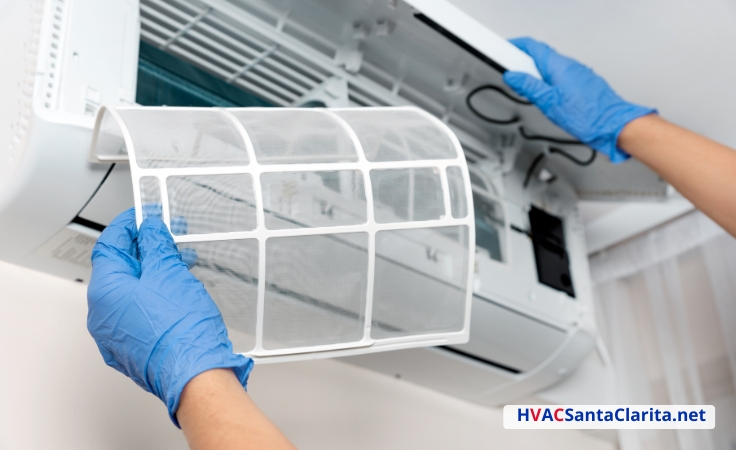 HVAC filter change and maintenance