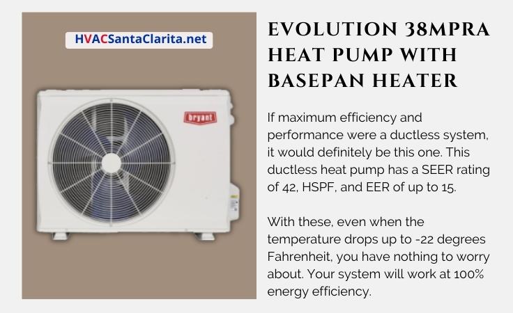 Evolution 38MORA Heat Pump with Basepan Heater