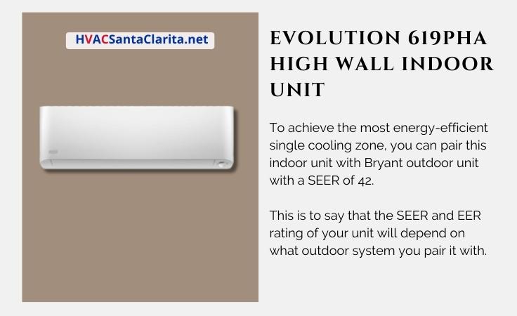 Evolution 619PHA High Wall Indoor Unit