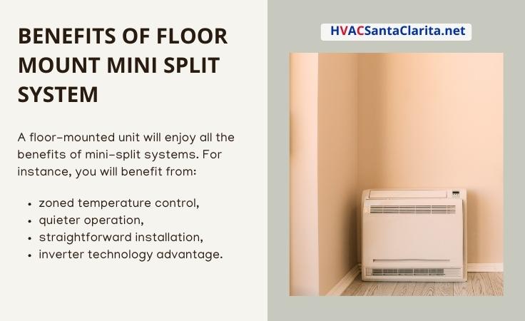 Floor mount mini split benefits