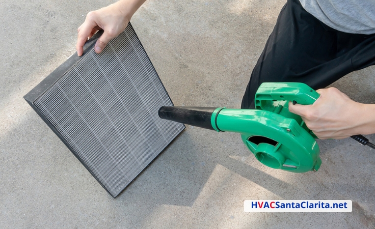 Cleaning AC filters