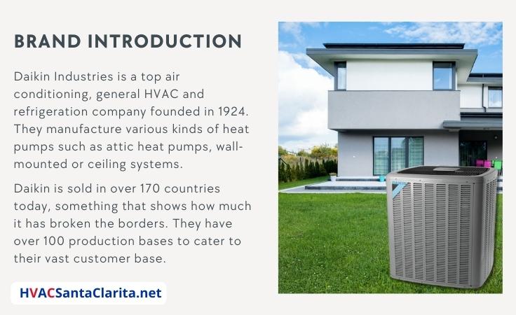 Daikin HVAC products