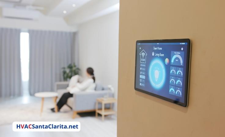 Thermostat setting for house living room