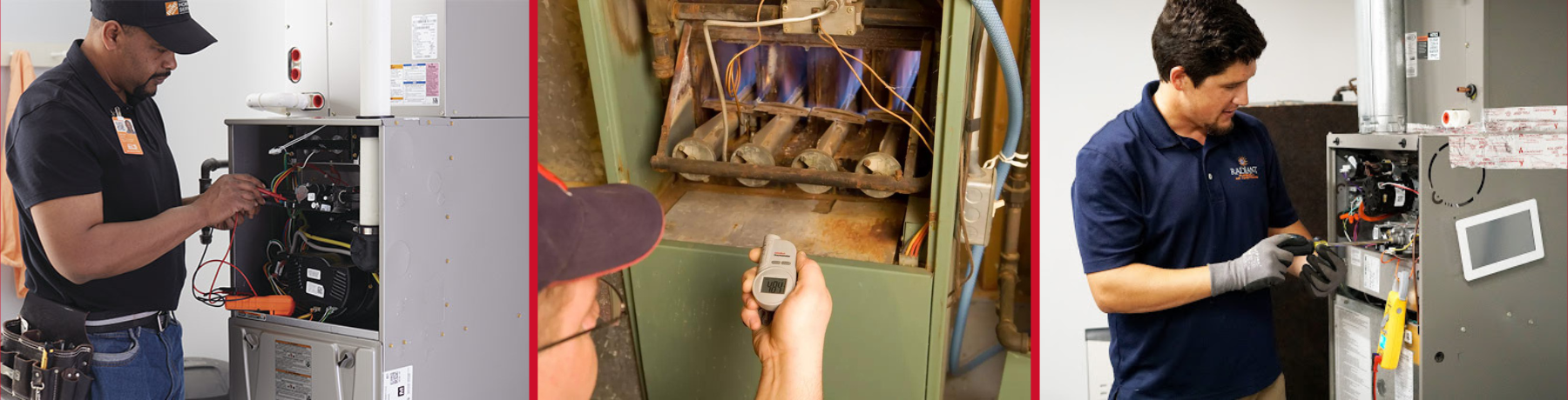Repair a gas furnace not igniting