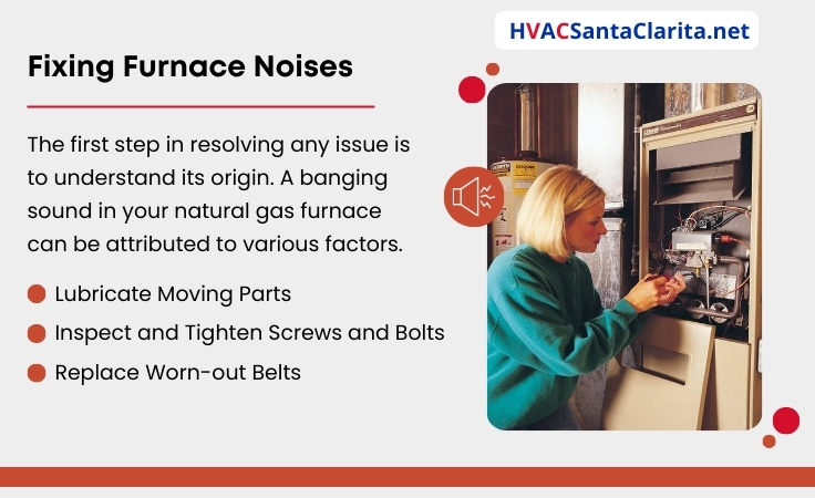 Solving loud furnaces noises