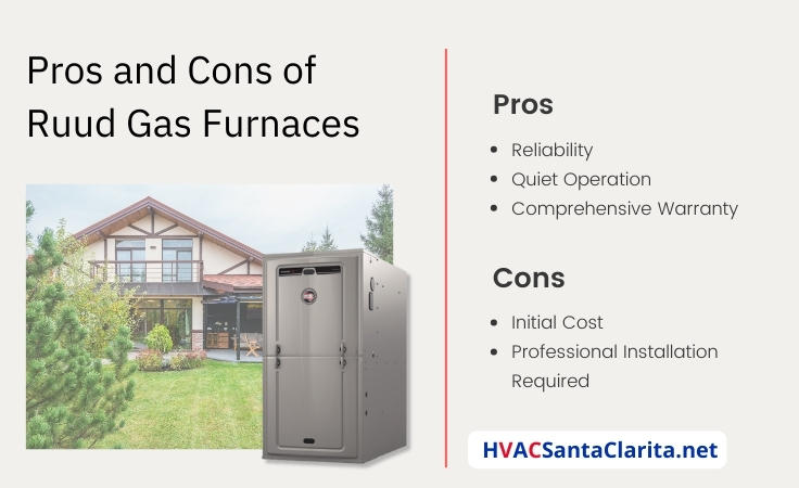 Ruud gas furnace pros and cons 