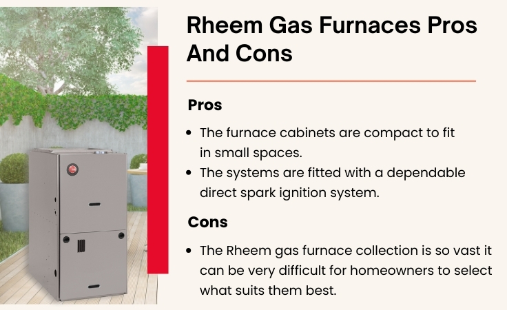 Rheem gas furnace features