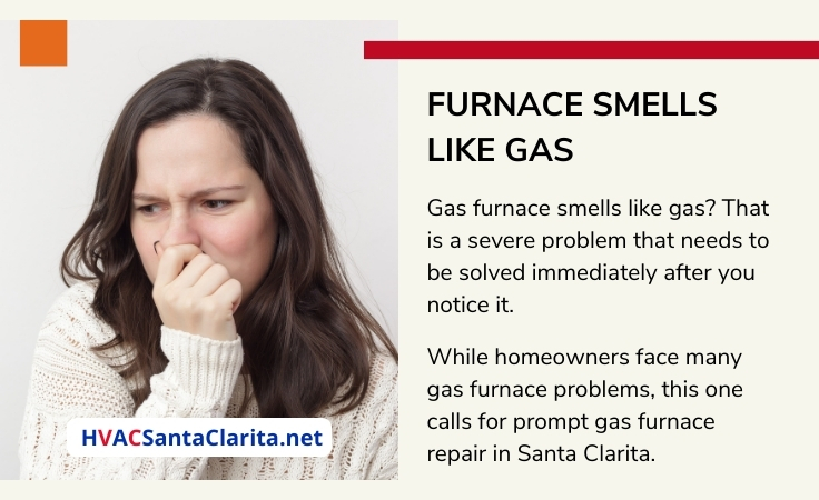 My furnace smells like gas